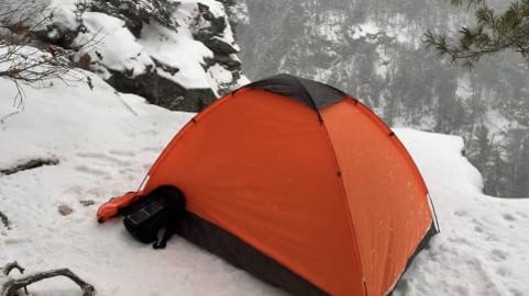 Winter Camping in Algonquin Park Canada 