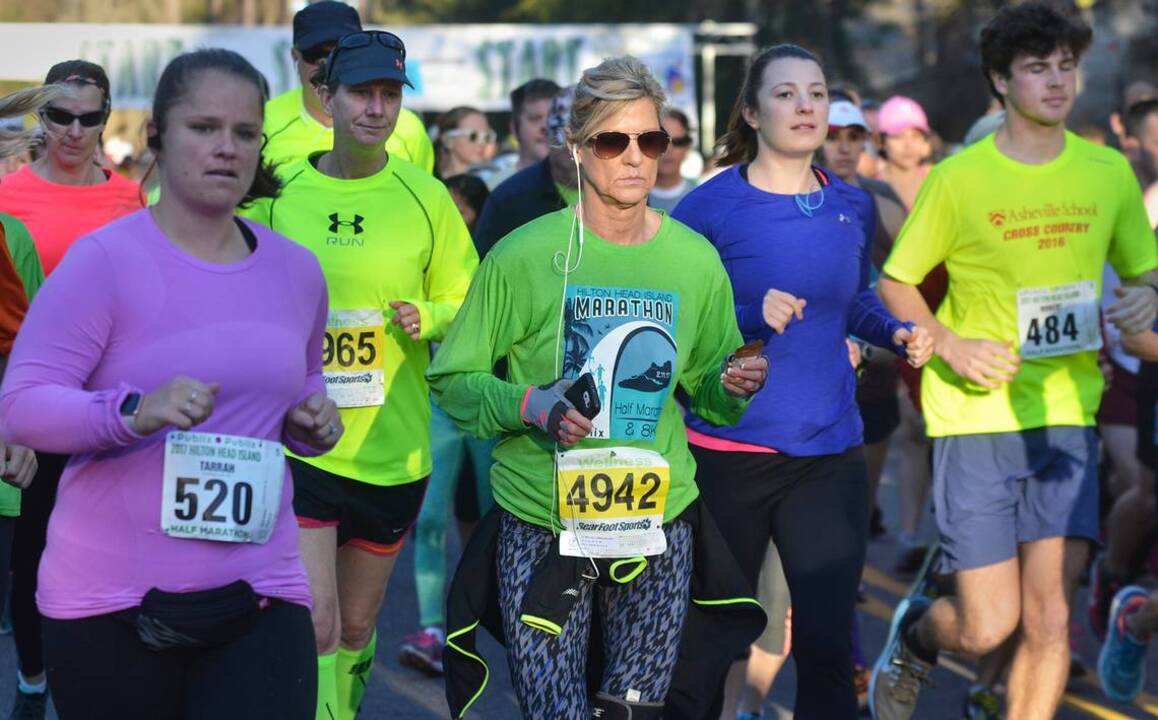 Hilton Head Island marathon traffic, road closures 2020 Hilton Head