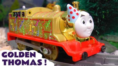 Thomas and Friends Trackmaster Golden Thomas The Tank Eng...