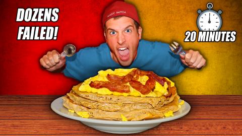This 20 Minute Breakfast Challenge Nearly BROKE ME!
