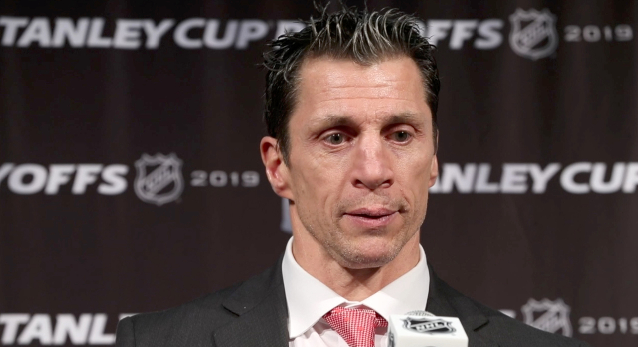 Carolina Hurricanes coach Rod Brind'Amour following win over Washington