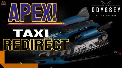 How to Redirect Apex Interstellar Taxi Elite Dangerous Od...