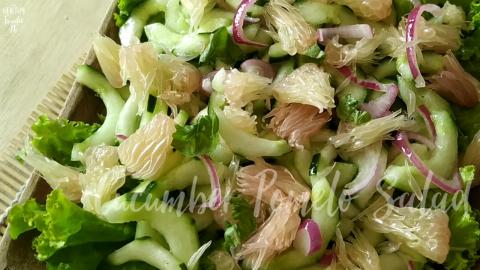 Cucumber and Pomelo Salad | Easy Refreshing Salad