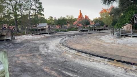 Magic Kingdom - Rivers of America construction update - 1...