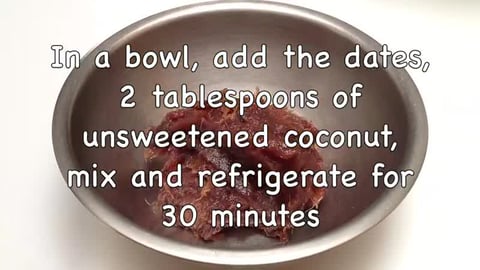 How to Make Energy Balls (Date and Coconut Balls)