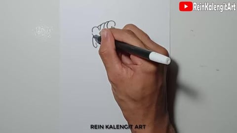 Drawing Graffiti Monster pumpkin king Character