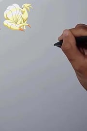 Drawing Pokemon NINETALES