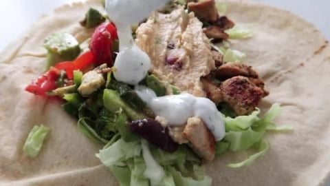 Healthy Chicken Wraps _ Healthy and Easy Mediterranean Di...