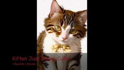 Kitten Just Being Cute / Cat AI Animation (shorts)