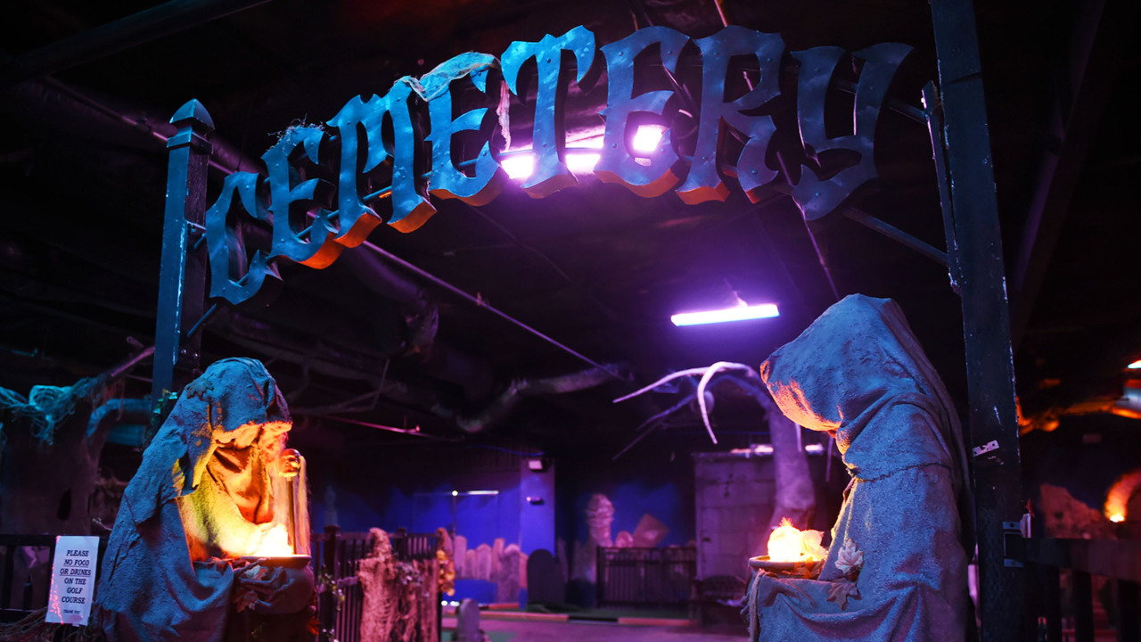 Spooky themed Ghost Golf opens indoor miniature course Fresno Bee