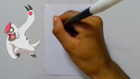 Drawing pokemon Vigoroth