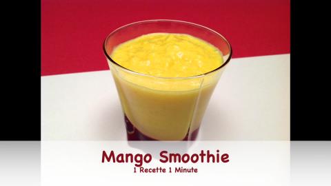 Two Delectable Mango Smoothies