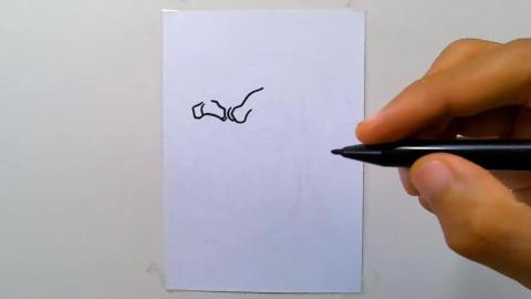 Drawing big mustard skull cartoon graffiti shorts