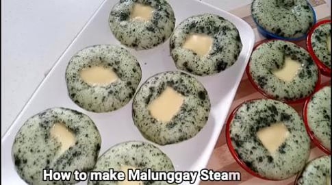 TasteHU84 _ STEAMED MALUNGGAY CAKE