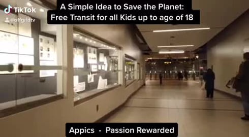 A Simple idea to Save the Planet : Free Transit