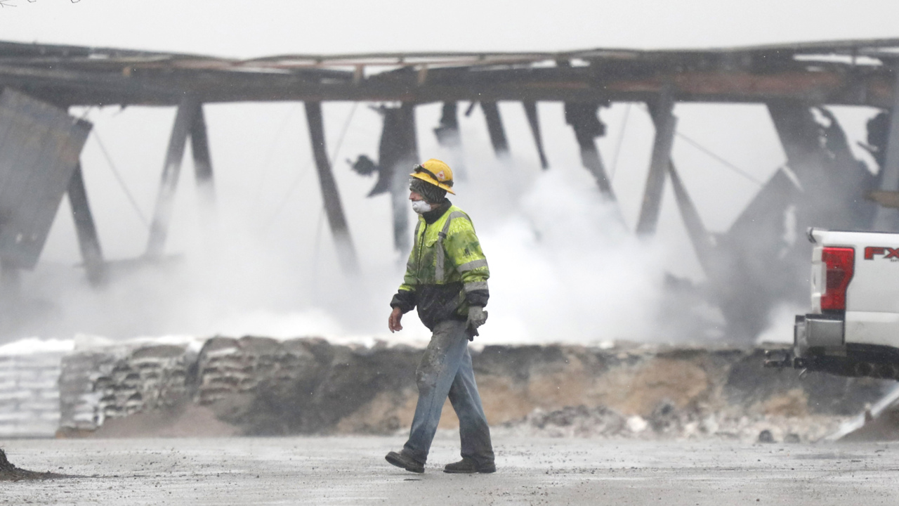 What is the impact of the fire at the fertilizer plant in WinstonSalem