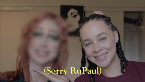 committing crimes against drag | "drag" makeup on my boyf...