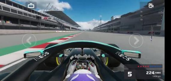 f1 mobile racing burnt rubber event Mexico