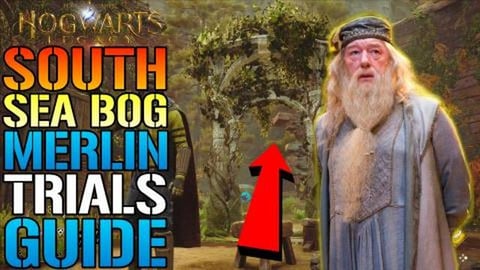 Hogwarts Legacy: Merlin Trials All "South Seabog" Area GU...