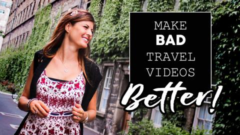 Make BAD TRAVEL VIDEOS look BETTER w/ VIDEO EDITING TRICK...