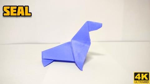 Origami Seal | Origami tutorial | Paper craft