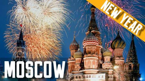 How to celebrate Moscow New Year | Russia Travel Vlog