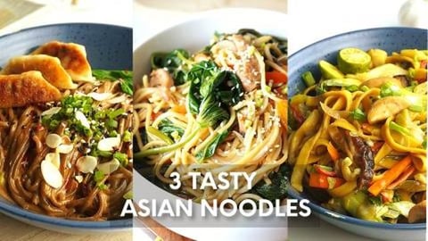3 Asian Noodle Recipes | Easy Noodle Dish