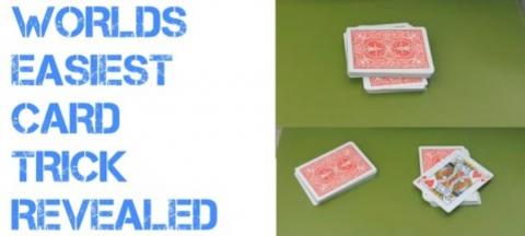 THE WORLDS EASIEST CARD TRICK REVEALED !!!
