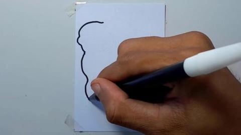 DRawing Grafiti Letter D V4 shorts