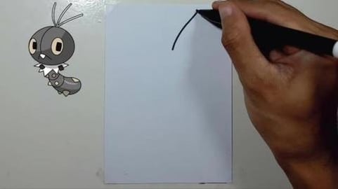 drawing Pokemon SCATTERBUG 