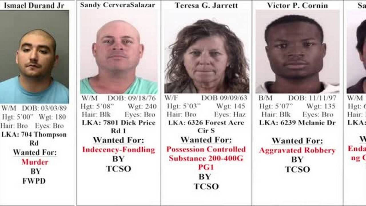 Tarrant Countys 10 Most Wanted Criminals July 19 Merced Sun Star 