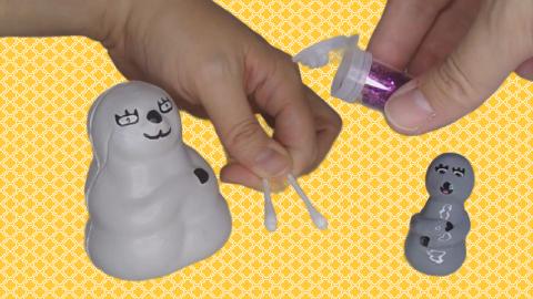 Can you glue glitter on a cotton swab | Mini sculpture re...