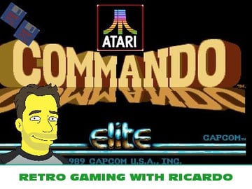 Classic gaming action with Commando on Atari ST