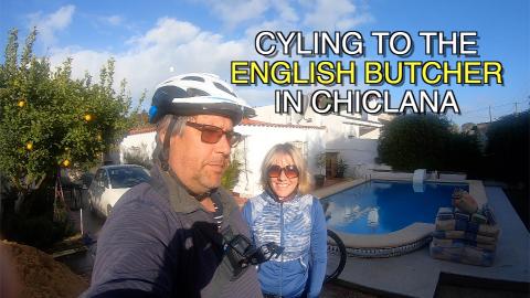 Cycling to The English Butcher in Chiclana de la Frontera...