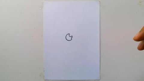 Drawing graffiti cartoon zombie hand holding eye