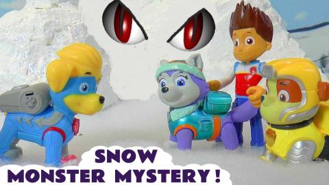 Paw Patrol Mighty Pups Mighty Twins Snow Monster Toy Stor...