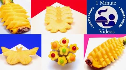 5 Original Ways to Cut a Pineapple / Amazing Tricks