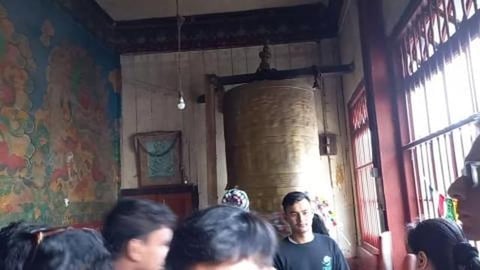 Prayer Wheel of Ghoom Monastery - Darjeeling | West Benga...