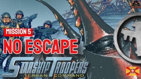No Escape Starship troopers Terran Command Mission 5 walk...