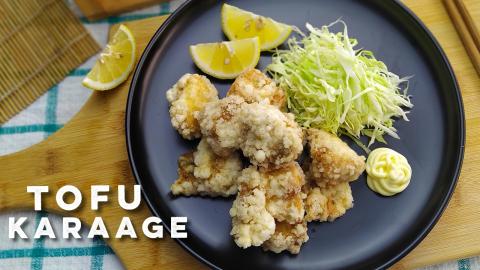 Tofu that looks like Chicken! | Crispy Tofu Karaage Recip...