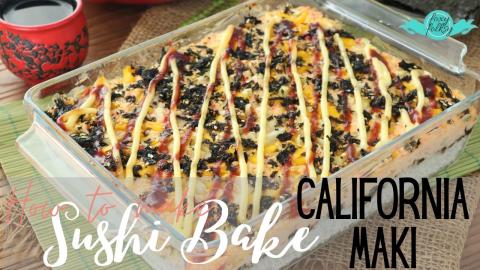 How to make SUSHI BAKE (CALIFORNIA MAKI)