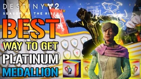 Destiny 2: BEST Way To Get PLATINUM MEDALLIONS! In Guardi...