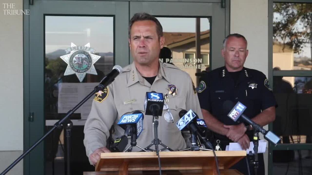 SLO County sheriff gives timeline of shooting suspect's death San