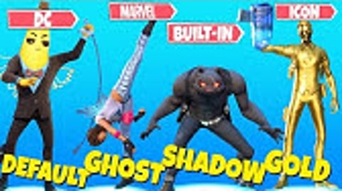 GHOST vs SHADOW vs GOLD vs All BUILTIN vs ICON vs MARVEL ...