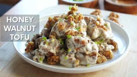 Vegan Honey Walnut Tofu Recipe 