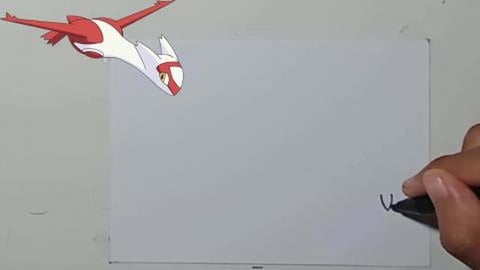DRAW POKEMON LATIAS #SHORTS
