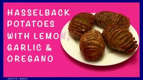 Hasselback Potatoes with Lemon, Garlic and Oregano / Russ...