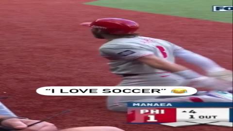 This Celly At The MLB London Series 