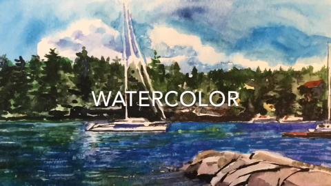 Stay at Home - Learn to paint Watercolors on Offgrid TV 