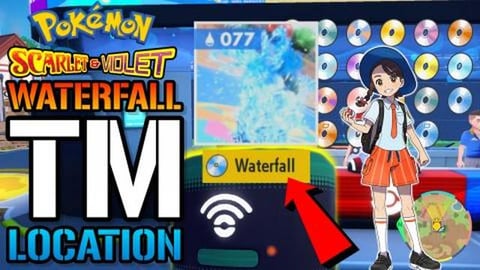 Pokemon Scarlet & Violet "Waterfall" TM! Where To Find Th...